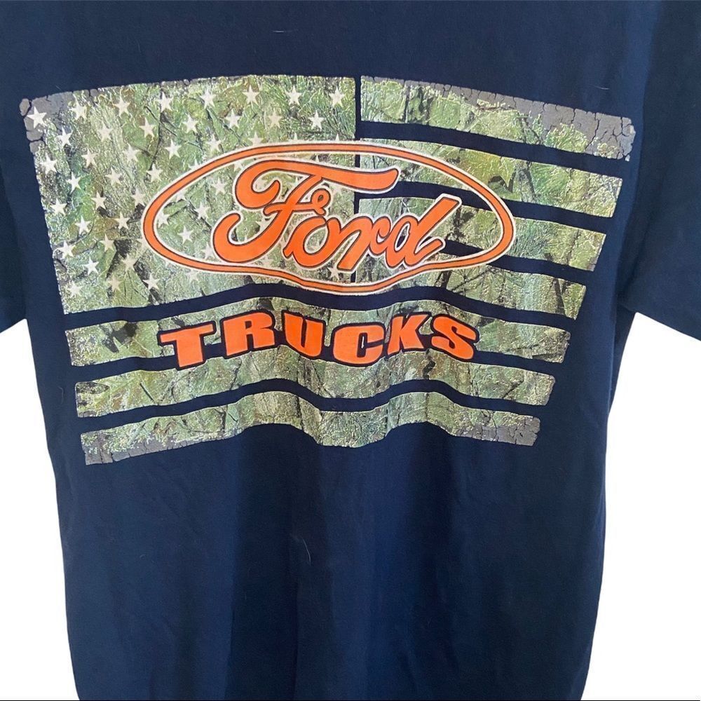 Ford Trucks Graphic  navy blue short sleeve T-shirt - Picture 3 of 10